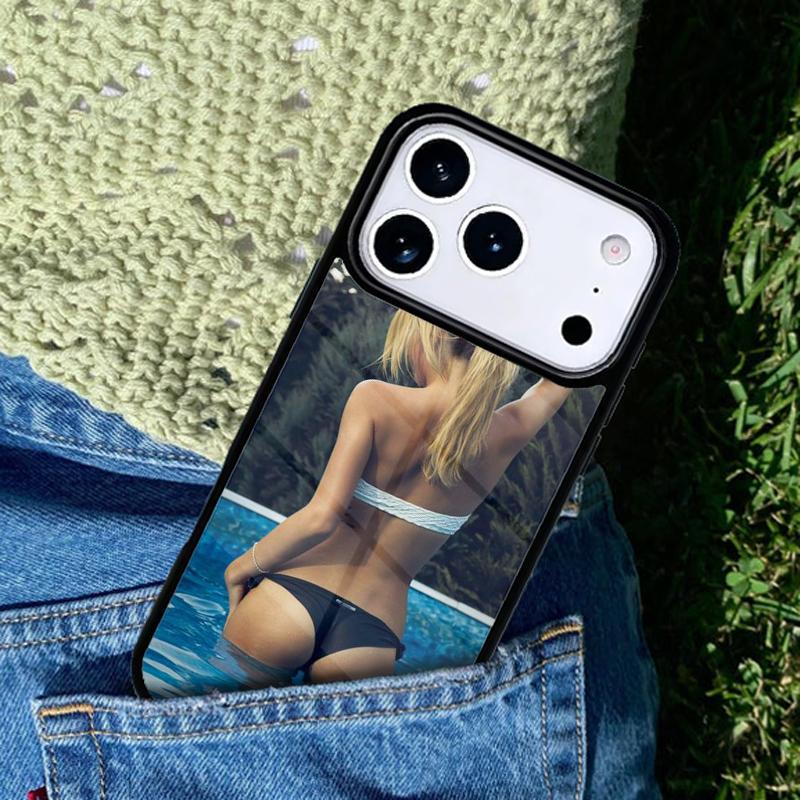 Anime Summer Bikini Girls Phone Case Cover for IPhone 11 12 13 14 15 16e 17 Pro Max Coque for IPhone 17 Air