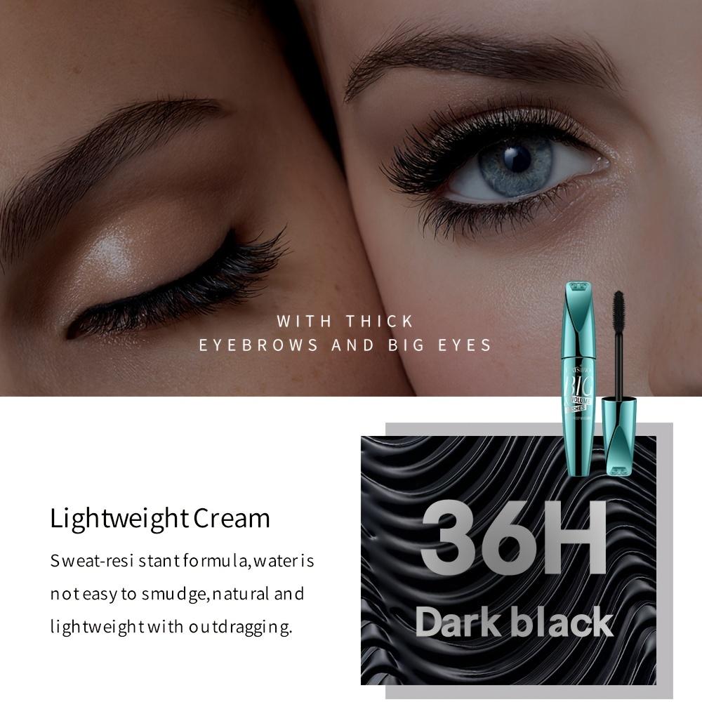 10ml Volumizing Mascara, Volumizing and Lengthening, Long Lasting Smudge Proof, Thick Curly Eyelash Maker, Black Eye Makeup for Women