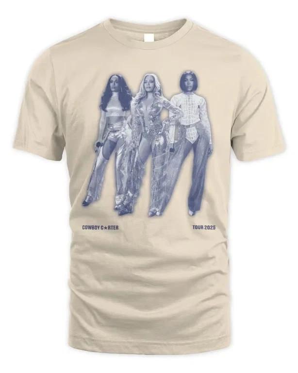 NEW!!! Beyonce Legacy Merch Cowboy Carter Tour 2025 reprint Unisex T-Shirt XXXL
