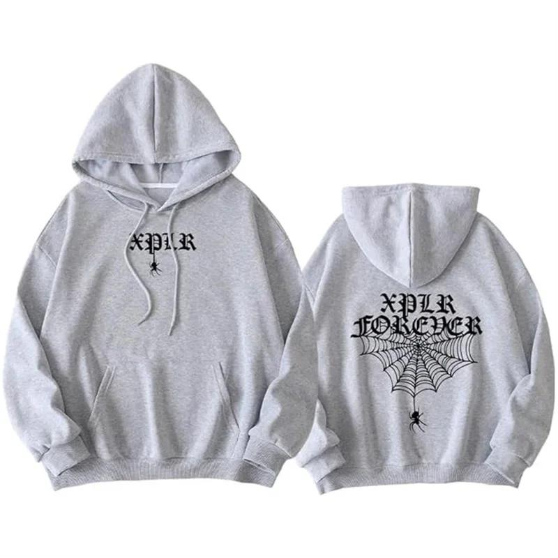 Herren Hoodie Neuer Spider Print Hoodie Herren Langarm Rollenspiel Hoodie