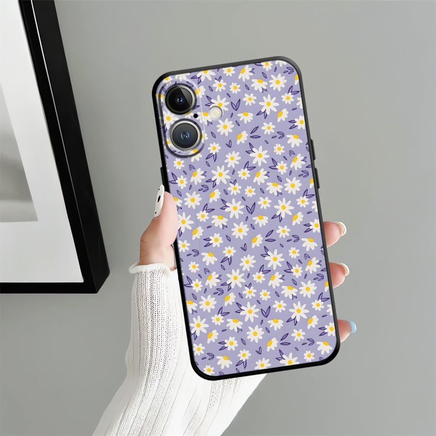 Simple Chrysanthemum Funda Phone Cover Case for Apple iPhone 17 Pro Max 14 12 11 Air 16 15 Pro 7 8 13 XR XS MAX
