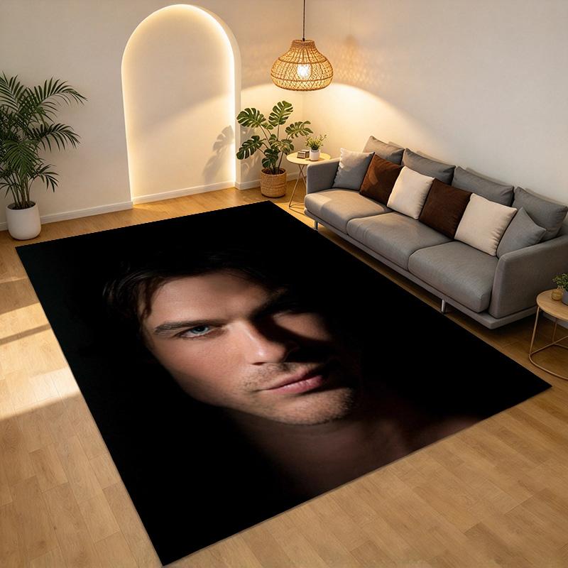 Dark Portrait Living Room Nonslip Area Rug Soft Carpet For Bedroom Game Playroom Sofa Office Home Decor Doormat Christmas Gift C9301578