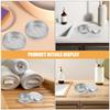 Round Aluminum Soap Box Bottom Holes Drainage Portable Bathroom Tray Travel Essentials Secure Storage Silver Self