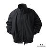 Men's Solid Color Stand Collar Waterproof Windbreaker Jacket American Style Outdoor Sports Climbing Streetwear Coat