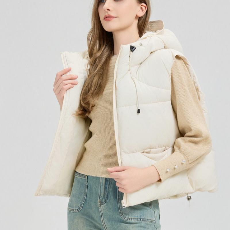 Women's European-style Sleeveless Vest/jacket for Autumn and Winter