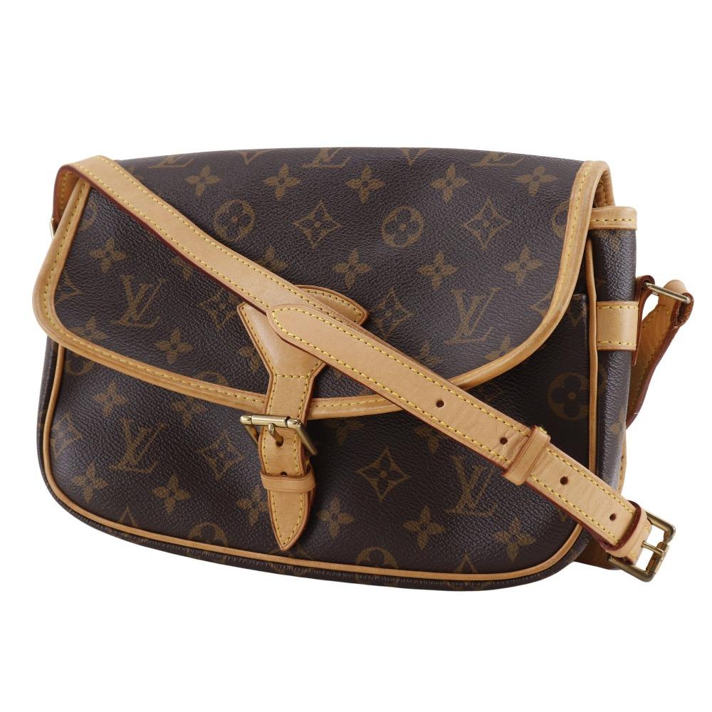 LOUIS VUITTON Sologne Shoulder Bag M42250 Brown Monogram canvas Women Used