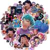 Kawaii Anime Kpop Demon Hunter Stickers Cartoon Sealing Decals Waterproof DIY Scrapbooking Stationery Cute Sticker Gifts