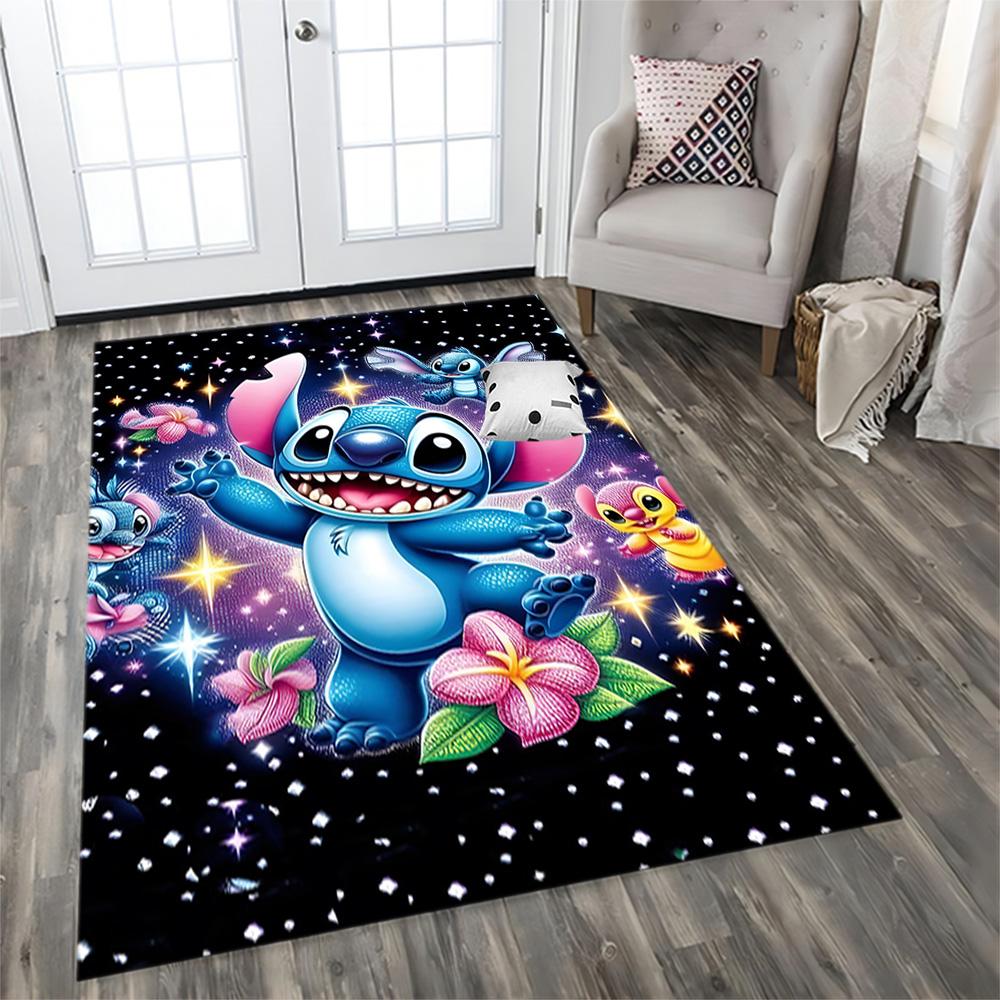 Stitch Angelic Fantasy for Living Room rug, Bedroom, Study Room, Hallway Decoration, Perfect for Home Decoration or Holiday Gifts
