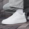 New Height Increasing Shoes for Men Invisible Elevator Sneakers White Leathe Sport Zapatillas De Hombre Big Size 48