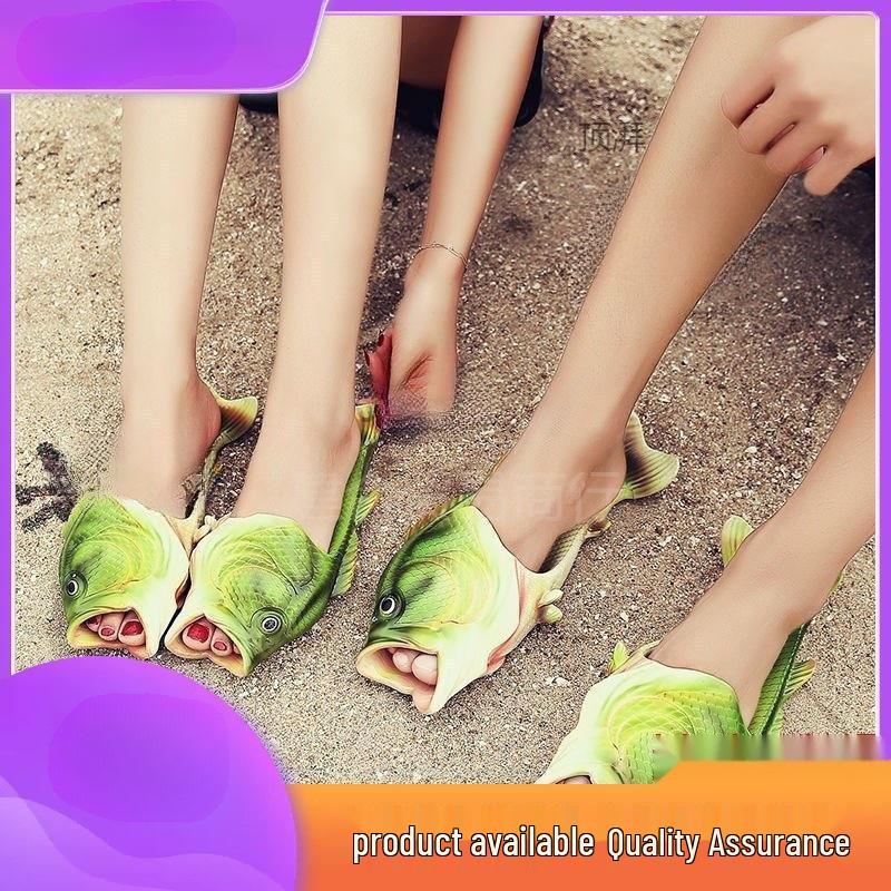 Unisex Summer Fish-Shaped Slippers: Trendy, Creative, and Funny Lobster Design