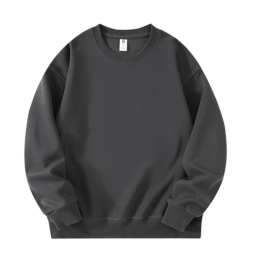 Felpa da uomo con scollo rotondo, stampa logo, manica lunga - Trendy, Personalizzabile, Sensazione di alta qualità