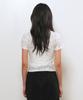 GENERALIDEA Floral Sheer Short Sleeve T-Shirt [White] / Gf2Lts508