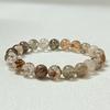 Women Natural Crystal Beaded Bracelets 8mm 10mm 12mm Round Yoga Bead Stretch Bangle Handmade DIY Jewelry Gift
