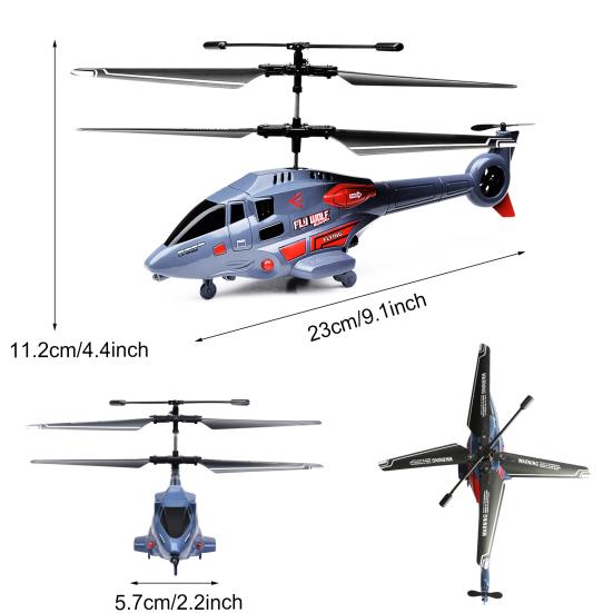 Remote Control Helicopter Hold 2.4GHz RC Aircraft 4 Channel High Low Speed Indoor