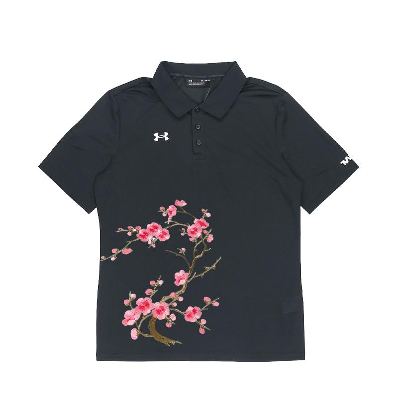 

Under Armour Настраиваемый весенний цветочный вышитый дизайн Удобная универсальная футболка-поло с коротким рукавом 21500537-001(TEAM702-3.1.34) S