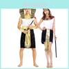 Stunning Egyptian Pharaoh And Queen Costume For Parties And Stage Performances Unisex Style