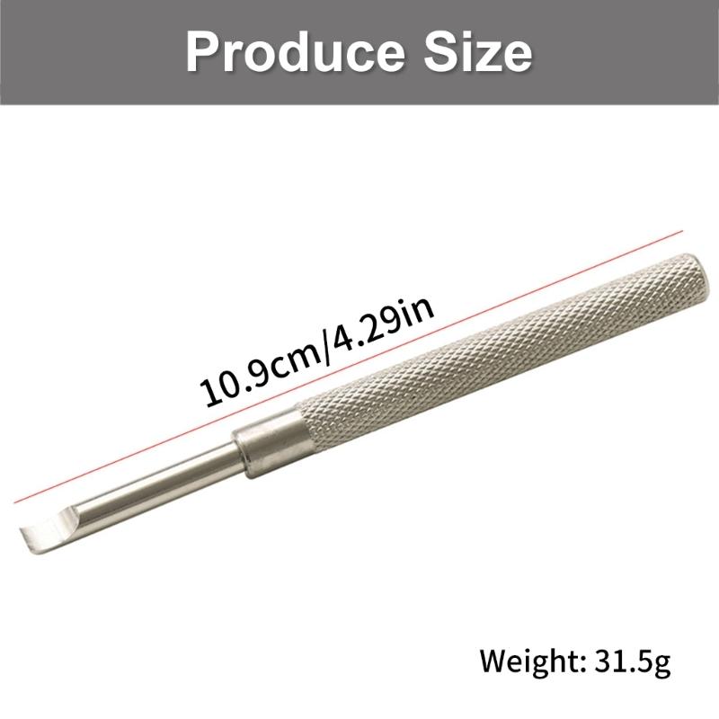 Carbon Steel Watch Back Cover Removal Tool Set of 2 Nonslip Grip Watchmaker Prying Levers for Delicate Watch Repairs