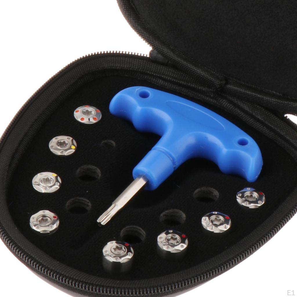 8-teiliges Golfgewichtsschrauben-Set, Übungsschraube, langlebiges Sportzubehör für den Innen- und