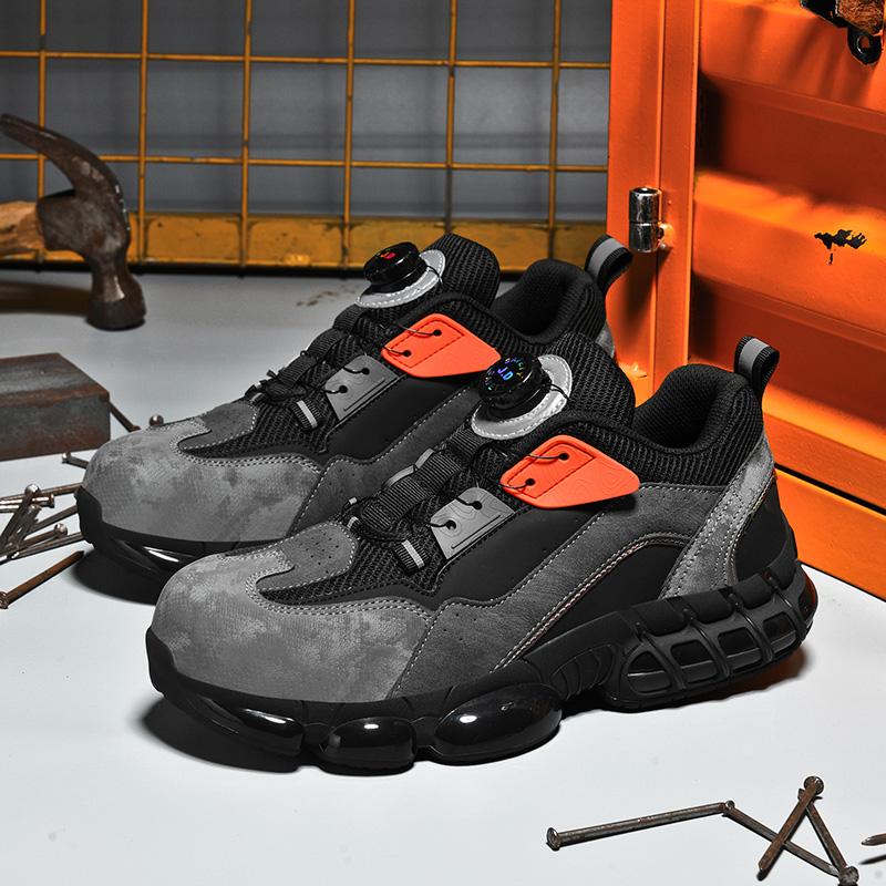 Fashionable, comfortable and casual sports shoes, work boots, anti-puncture and anti-crush safety shoes, men's protective shoes