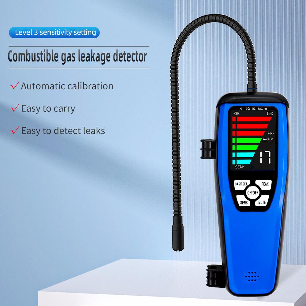 LD-600 Combustible Gas Leak Detector Halogen Gas Analyzer Refrigerant Leak Sniffer R134a CFCs HCFCs HFCs Gas Analyzer China Mainland