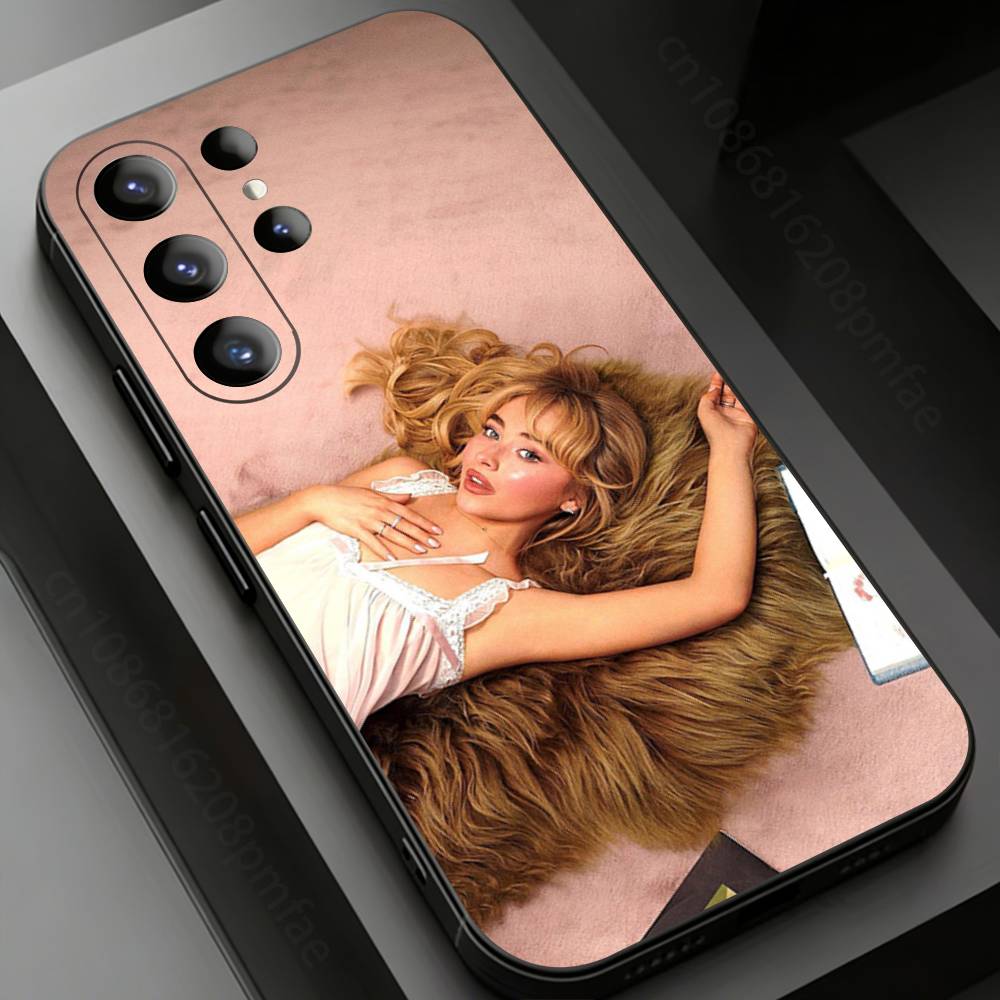 Singer S-Sabrina Carpenter Phone case for Samsung Galaxy S24,25,26,23 22,21,S20 Plus Ultra FE soft fundas cases
