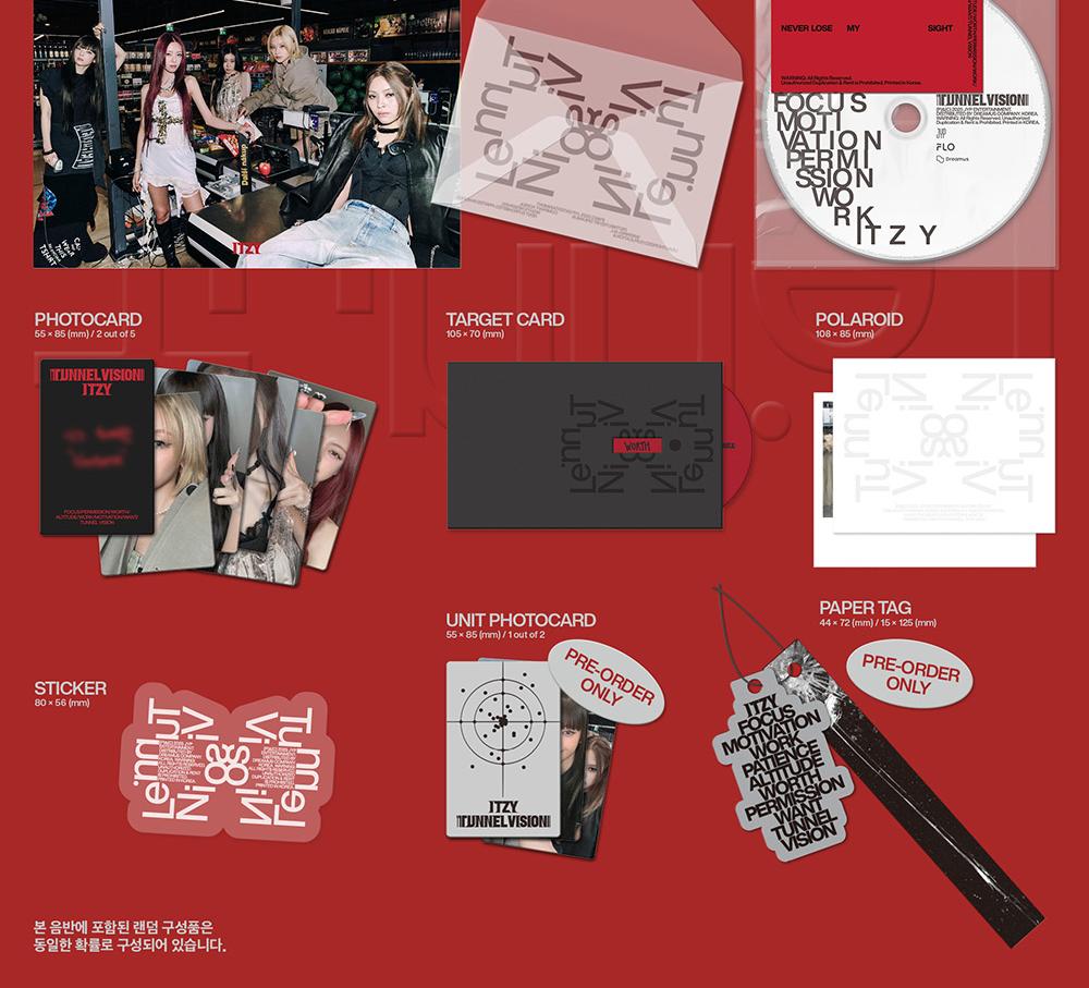 (Cartea foto ver.) ITZY [TUNNEL VISION] Al 11-lea Mini Album