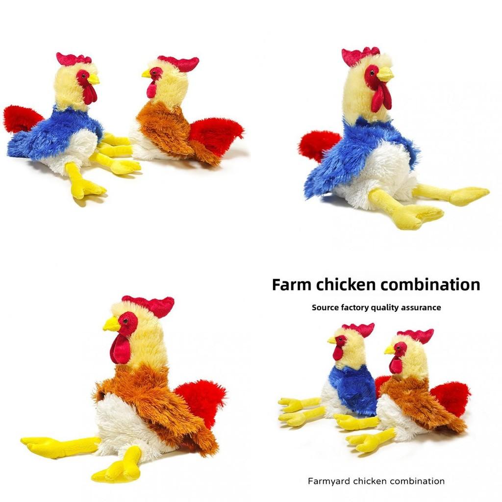 Plush Animal Rooster Toy With Pp Cotton Filling For Kids And Collectors
