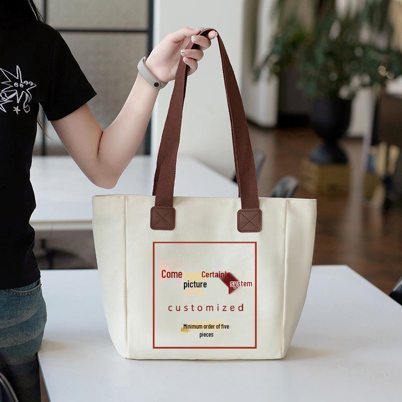 

Нишевая повседневная студенческая сумка-тоут большой вместимости на молнии - Универсальная принтованная женская сумка 38x12x32 cm