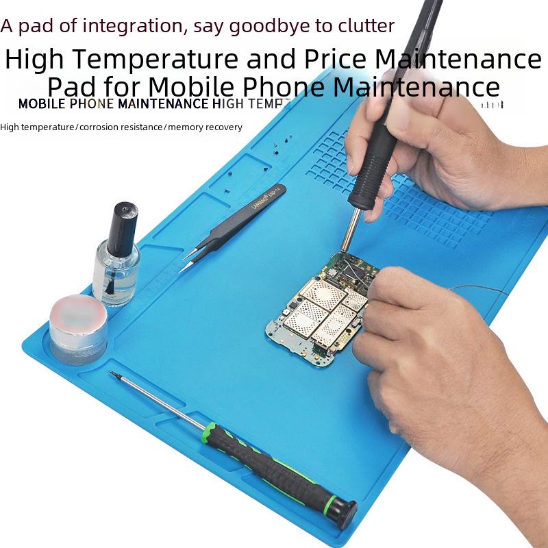 Covoraș Magnetic Mare pentru Reparații Electronice pentru Laptopuri și Telefoane cu Compatibilitate cu Fier de Lipit, Pistol cu Aer Cald, Stație de Lipit