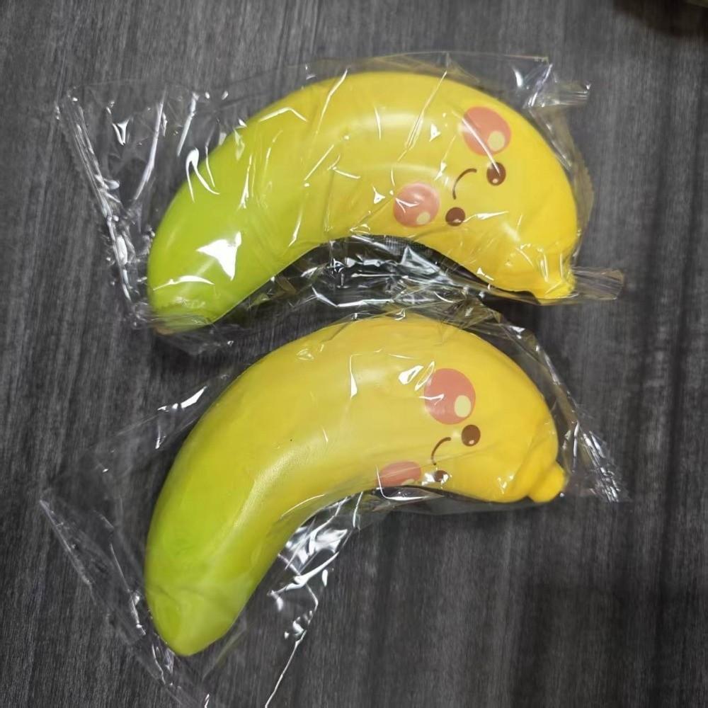 Soft Banana Squeeze Toys PU Banana Squishy Toy Kids Toy Fruits Pinch Toy Children's Gifts