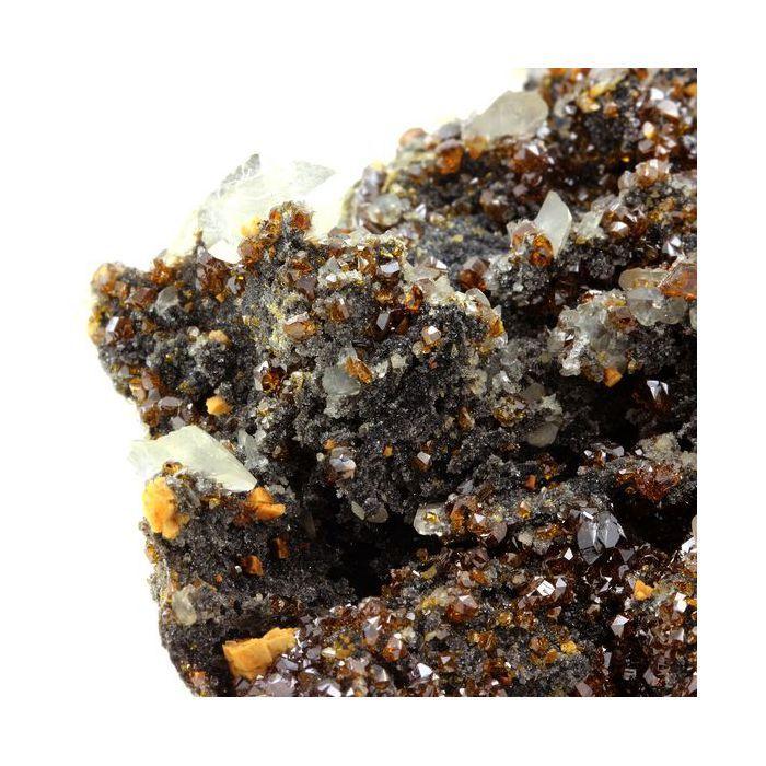 Pierres et Minéraux. Sphalerite + Calcite. 920.0 ct. Mine Troya, Pays Basque, Espagne.