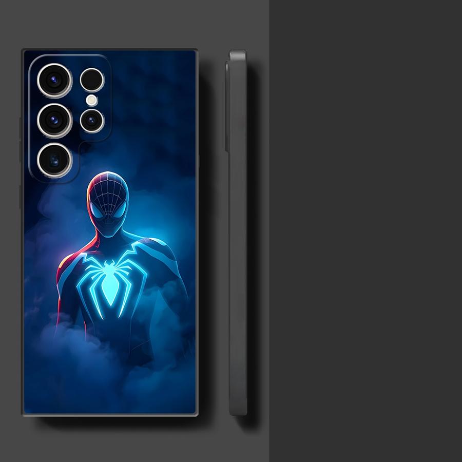 Case for Samsung Galaxy S26 S23 S24 Plus S21 FE S20 S10 S9 Note 20 Ultra 8 9 10 S25 Ultra Funda Phone Cover Marvel Cool Black
