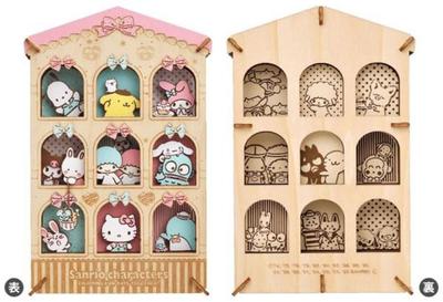 Sanrio Characters PT-WL14X Paper Theater -Wood Style- Candy House