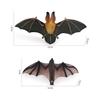 Halloween Bat Figure Pvc Plastic Static Model For Festive Scene Setting