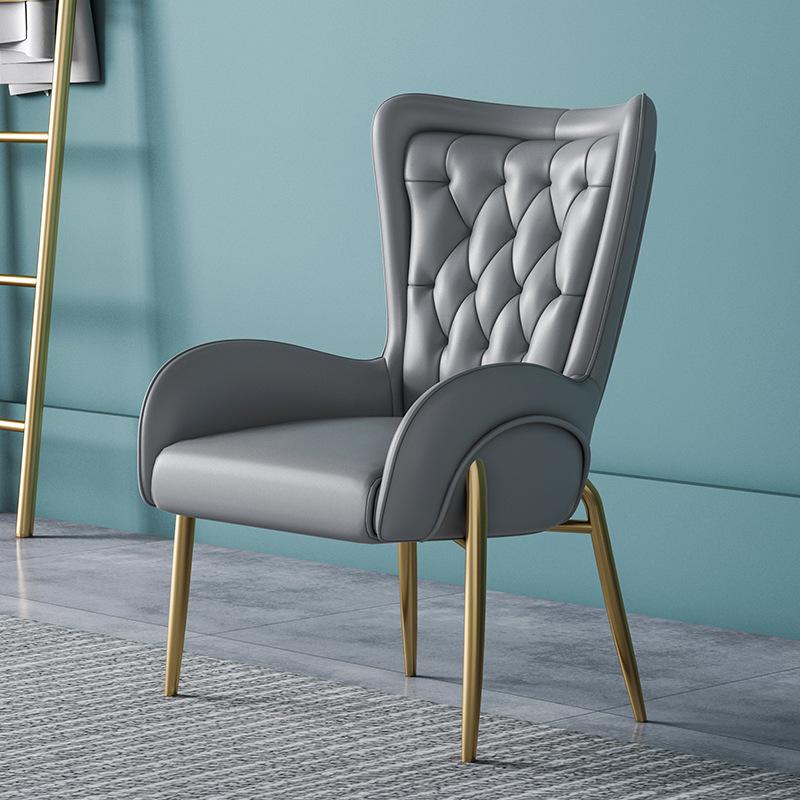 Dining chair modern simple desk chair leisure home chair Restaurant Hotel armchair makeup chair