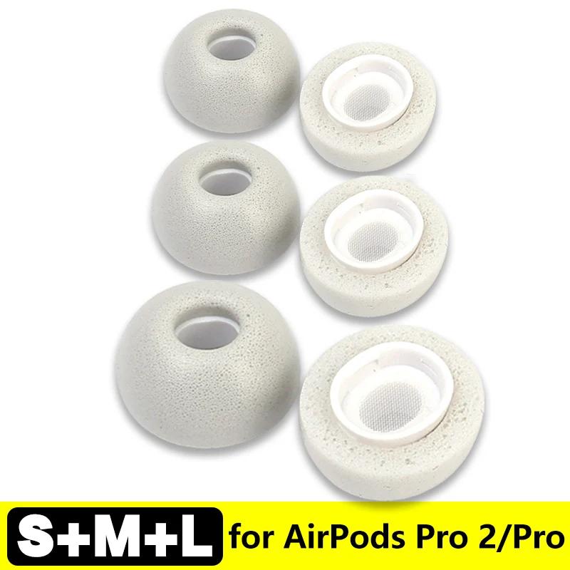 

Premium Memory Foam Eartips for AirPods Pro 2/Pro 1st Earbuds Soft Eartips Earplugs Ear Sponge Pads Fits in Charging Case 1 Pair