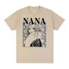 Japanese Anime Nana Osaki Pattern Printed Tshirt 2026 Summer Unisexs Womens Oversized Tshirt Fun Shirt Y2K Hiphop Fashion Top