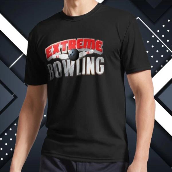 Men s and Women s T-shirts Extreme Bowling M