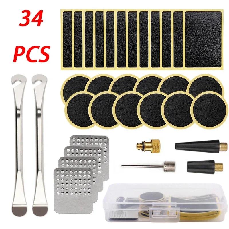 50/30/20/10PCS Bicycle Glue-free Tire Patches Tool Quick Repairing Tyre Protection Patch Adhesive Quick Drying Bike Accessories