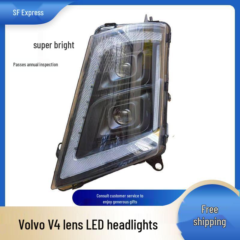Volvo FM460/FM500/FM540 Heavy Truck Dual-Lens LED Headlights Dual-lens LED headlight - Passenger side
