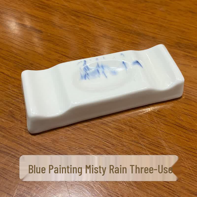 Elegant Ceramic Dual-Use Chopstick and Spoon Rest