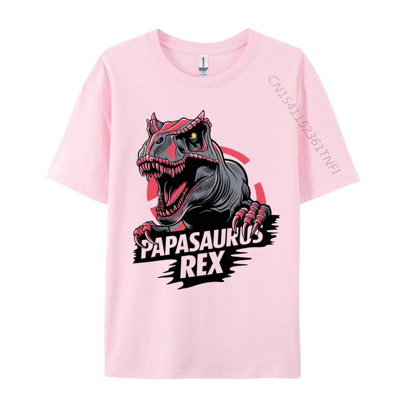 Papasaurus Rex Tshirt Combed Cotton Personalized Tops Shirt Prevalent Mens Tshirts Classic NEW YEAR DAY TShirt