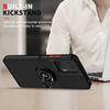 For Motorola Moto G04 G24 Cover Ring Magnetic Holder Stand Coque Funda Shockproof Matte PC Armor Phone Case