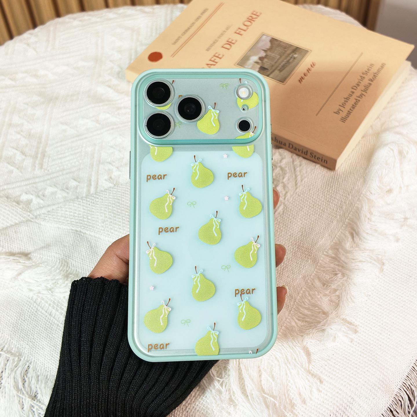Mint Green Matte Textured Phone Case for Apple 17PRO 16 Pro