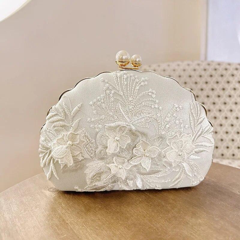 Pochette Da Sera Donna Elegante Con Catena Rimovibile | Borsa A Busta Per Matrimonio E Cerimonie