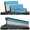 GemRich Vertical Laptop PC Stand with Tablet Storage for MacBook and Stylish Acrylic Clear Black Stand, iPad, Pro, Air, 3-Slot
