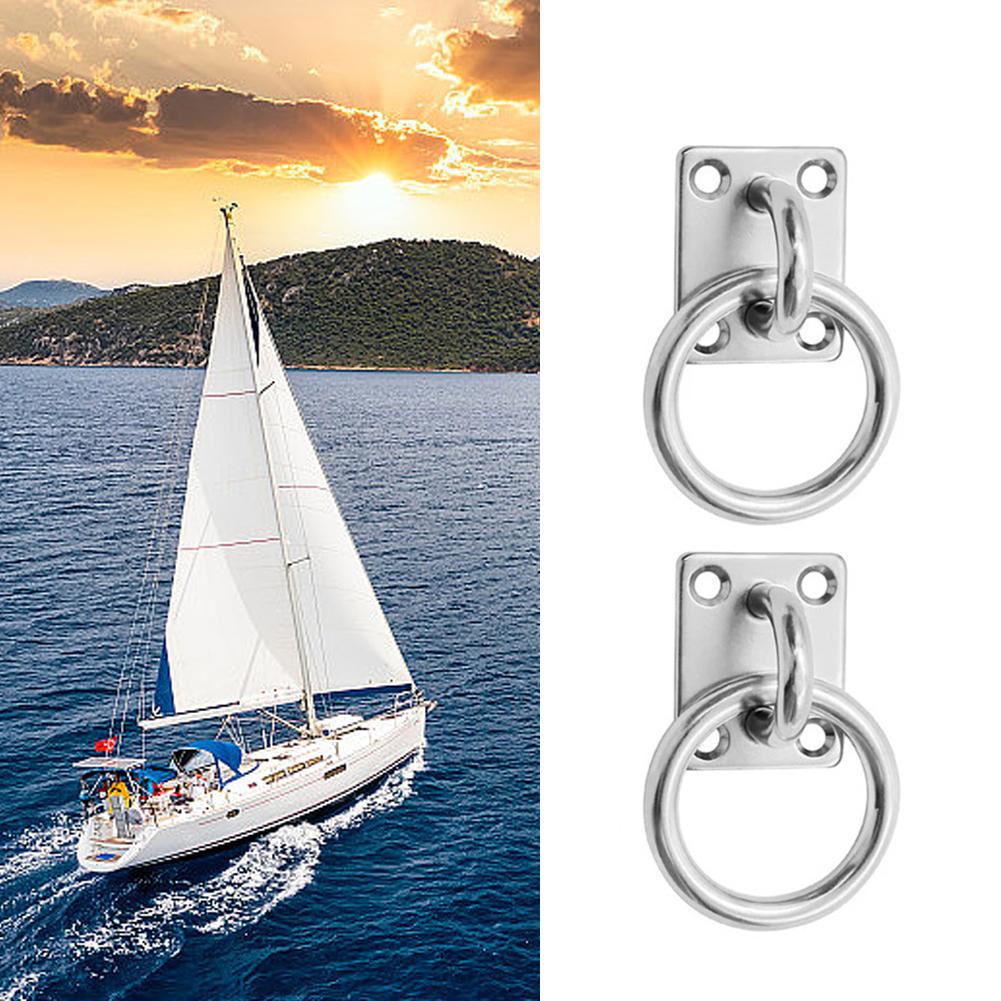 304 Nerezová Očnice Deska Spona Háček Smyčka Tvar U Kování pro Plachtu na Stínění Pro Zeď Strop Závěsná Lůžka Háčky Zvedací M0V6