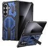 Armored Case for Samsung Galaxy Z Fold 8 Ultra, with Stand and Hinge Cover, for MagSafe, Blue