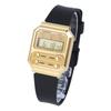 Casio Standard Cheap Casio Watch, Unisex, Men's and Women's, Gold and Black, A100WEFG-9A [Parallel Import]