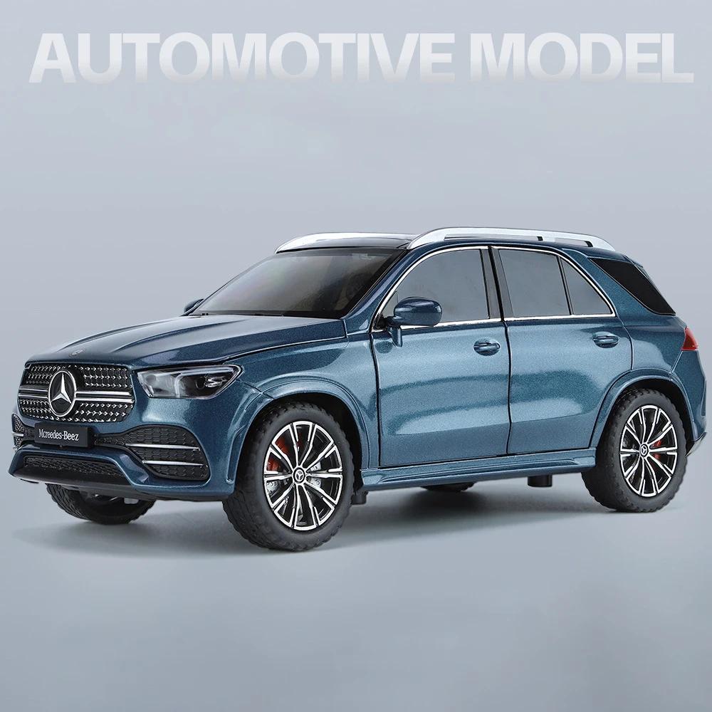 1/24 Benz GLE350 GLE SUV Legeringsmodellbil Leketøy Støpte Metallstøping Lyd og Lys Billeker for Barn Kjøretøy